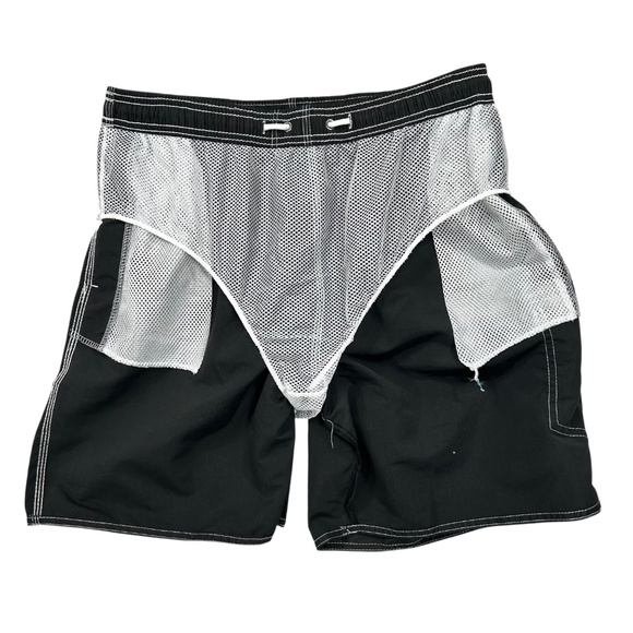 Scotamalone Men's NWT Dark Gray Boardshort Swim Trunks Size L - Picture 7 of 7